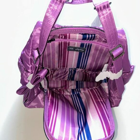 Lug Skyhop Convertible Backpack Acai Berry - Picture 7 of 11